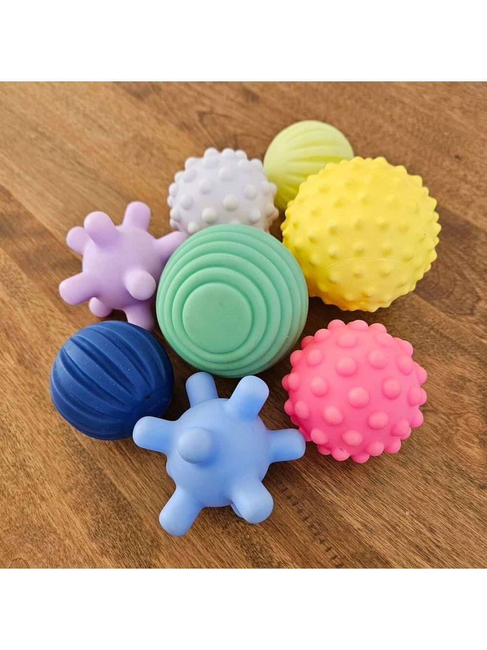 5/$25 Colorful Textured Sensory Balls Set